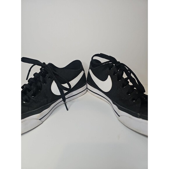 Nike Court Legacy Women's Canvas Sneakers Black/White CZ0294-001 Size 9.5 - Picture 3 of 7